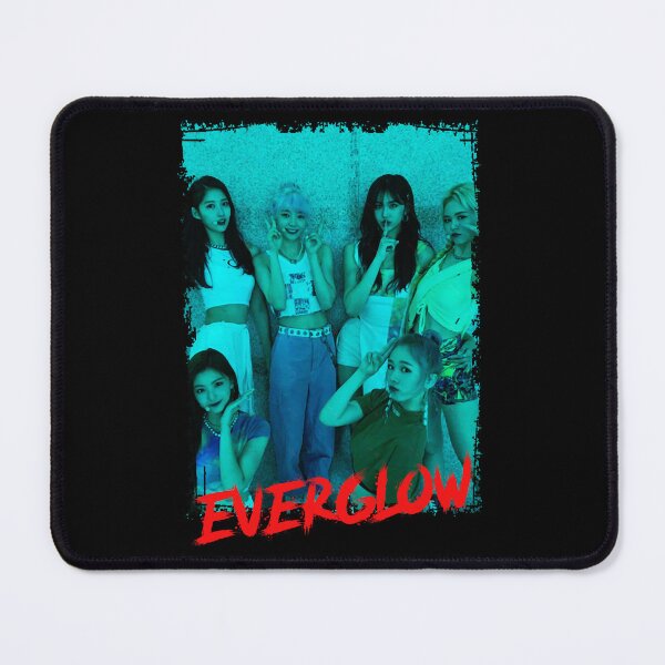 Item preview, Everglow Kpop Group Members Black and White Korean Kpop RGB Color Design designed and sold by VIVI-uaCleMENTS.