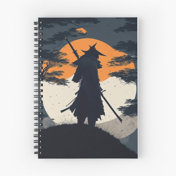 Item preview, Cold Steel and Silence: Samurai Silhouette in the Night designed and sold by RedArtG09.
