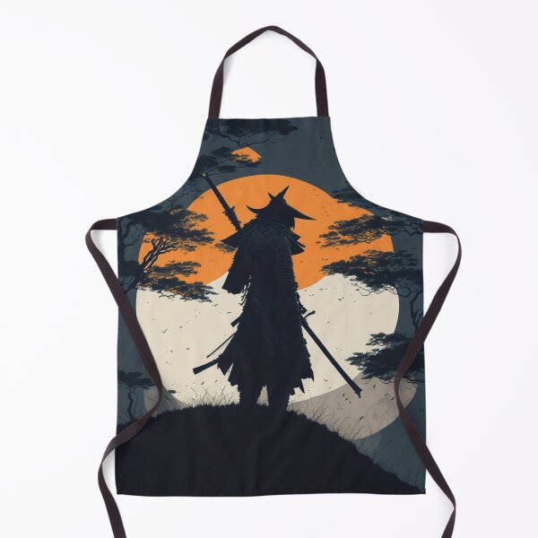 Item preview, Cold Steel and Silence: Samurai Silhouette in the Night designed and sold by RedArtG09.