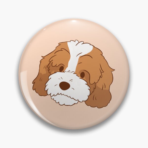 Item preview, Cute cavapoo dog face designed and sold by Yaragold.