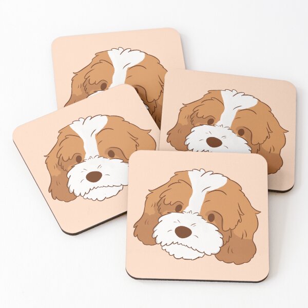 Item preview, Cute cavapoo dog face designed and sold by Yaragold.