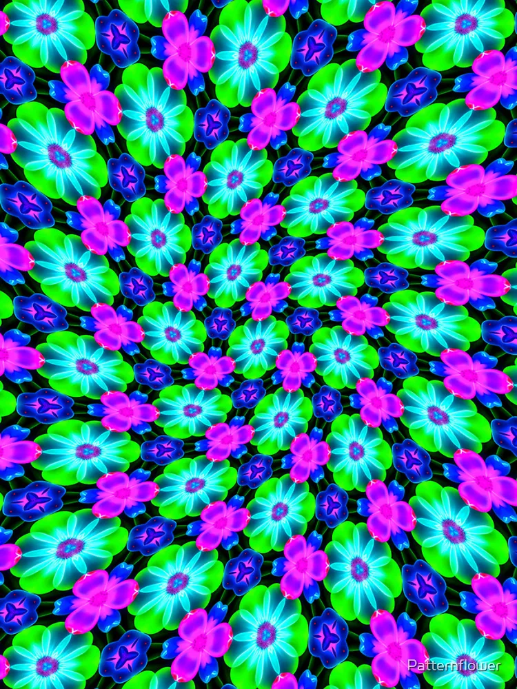 Thumbnail 4 of 4, iPhone Case, Unique Colorful Flower Pattern designed and sold by Patternflower.