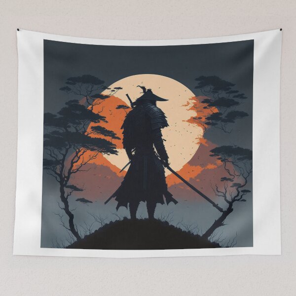 Item preview, Samurai Spirit: Embracing the Dark with Japanese Flair designed and sold by RedArtG09.
