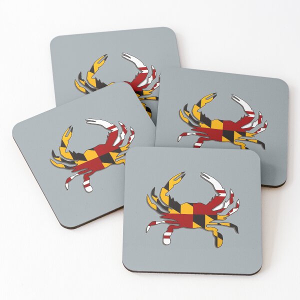 Item preview, Maryland crab and flag designed and sold by Alysonplumme.