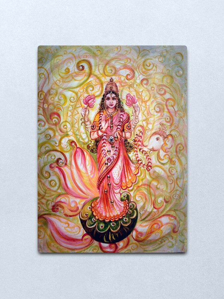 Alternate view of Lakshmi Darshnam Metal Print