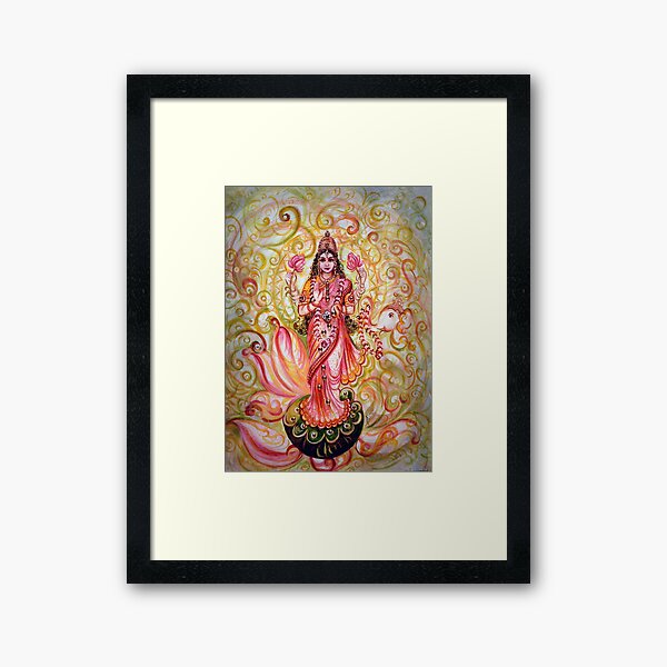 Lakshmi Darshnam Framed Art Print