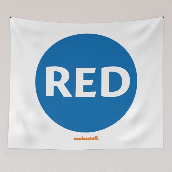 Item preview, 16235-01-ALL – Strange Colours – Red designed and sold by Uselesstuff.