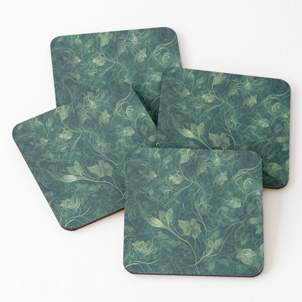 Item preview, Intricate leaves pattern, swirling vines, forest designed and sold by CoolPixels.