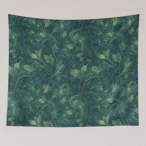 Item preview, Intricate leaves pattern, swirling vines, forest designed and sold by CoolPixels.