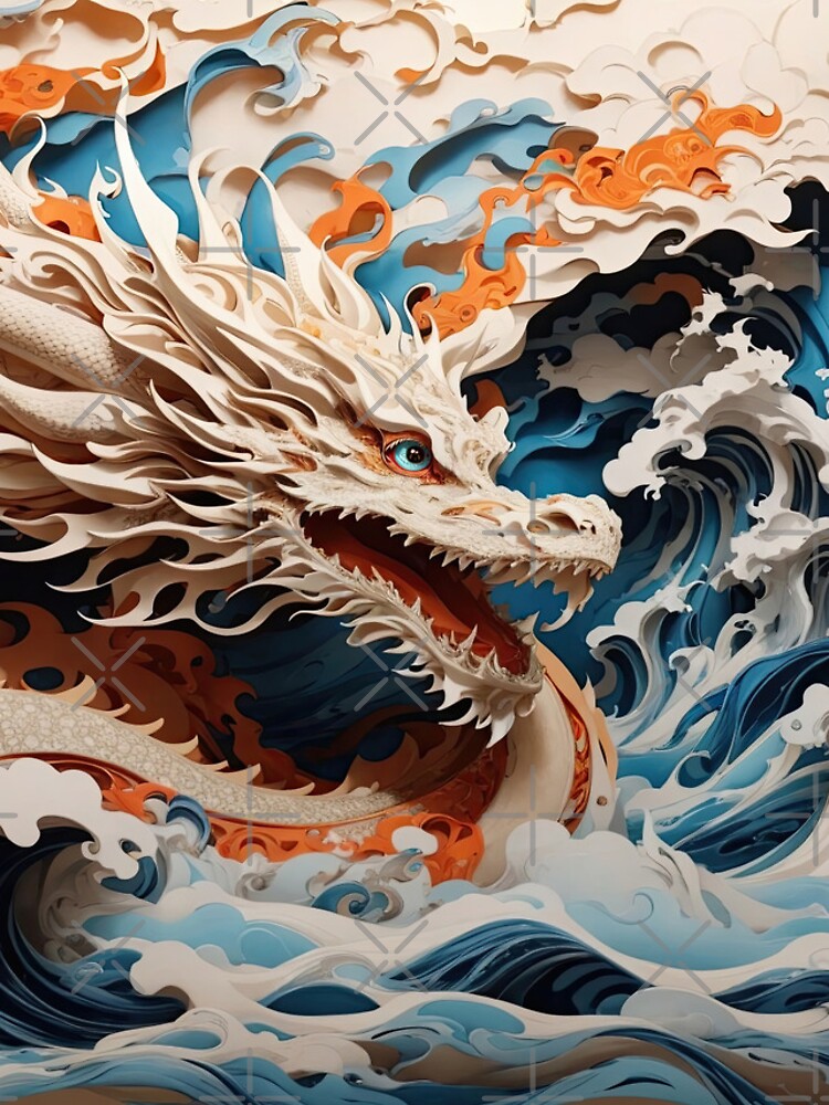 Thumbnail 5 of 5, iPhone Case, Paper Dragon no.6 designed and sold by RivenWaters.