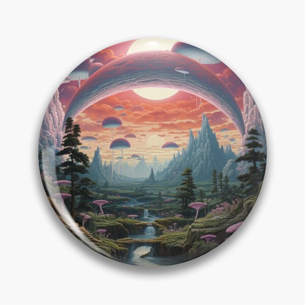 Item preview, Fantastical landscape designed and sold by DesignArtique.