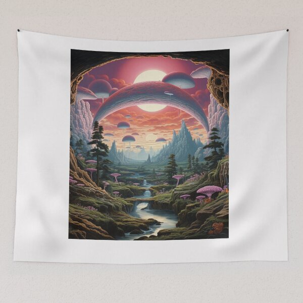 Item preview, Fantastical landscape designed and sold by DesignArtique.
