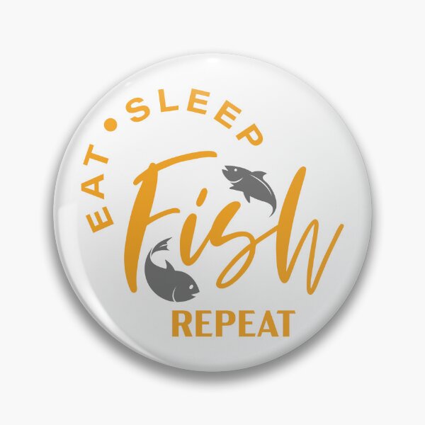 Item preview, Embrace the Lifestyle: Eat, Sleep, Fish, Repeat Artwork designed and sold by Saalim22.