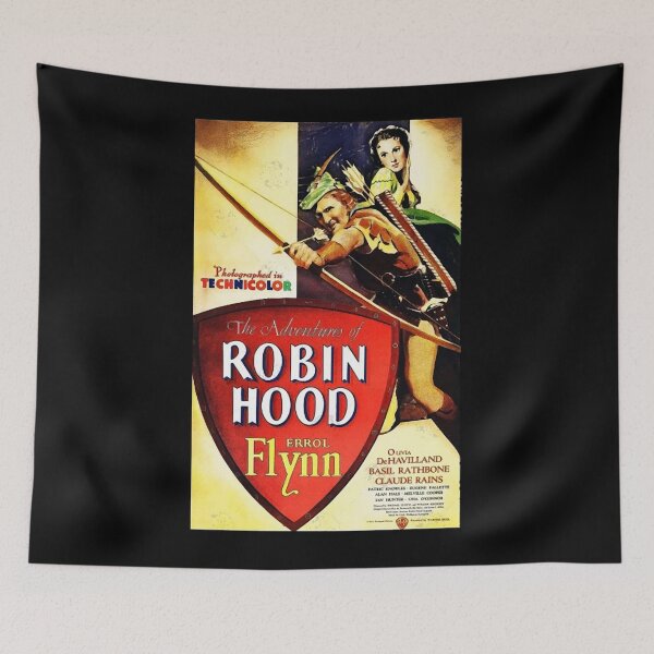 Item preview, The Adventures of Robin Hood - Movie Poster of the 1938 Technicolor Swashbuckler Film designed and sold by StyleSellersWa.