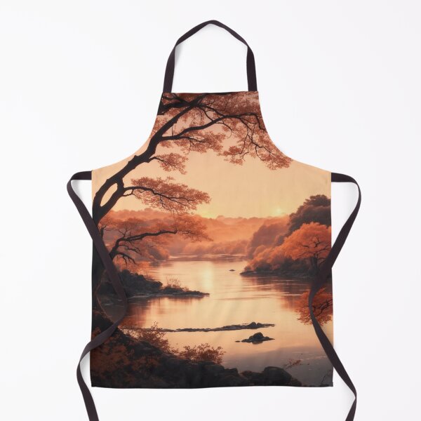 Item preview, Manga Sunset: Autumn Reflections by the River designed and sold by RedArtG09.
