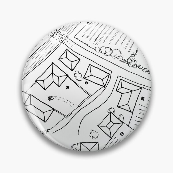 Item preview, Armel Ford hand drawn map designed and sold by AidanColyer.