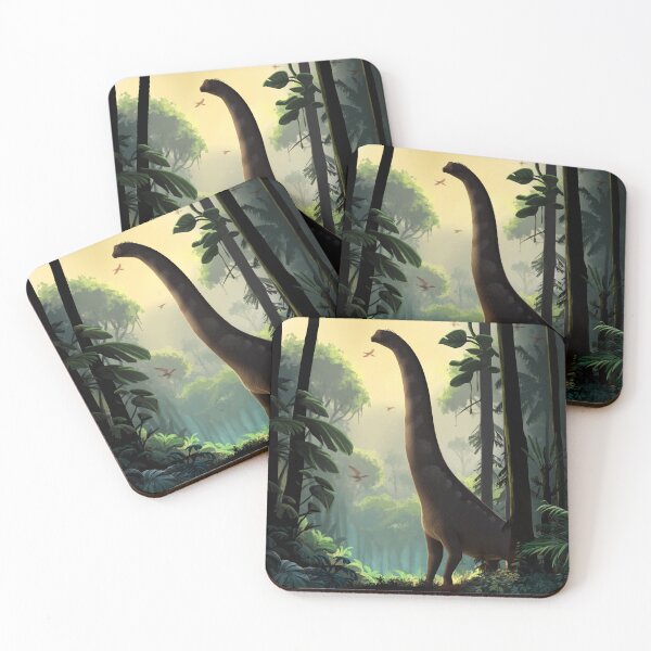 Item preview, Selva de braquiosaurio designed and sold by Paleo-parallax.