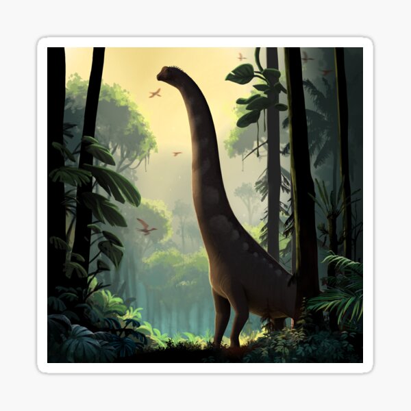 Artikel-Vorschau von Brachiosaurus-Dschungel, designt und verkauft von Paleo-parallax.