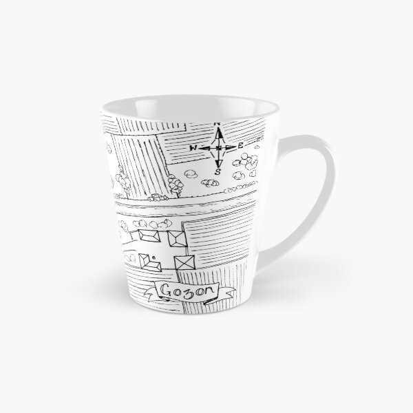Item preview, Gozon hand drawn map designed and sold by AidanColyer.