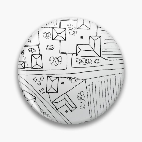Item preview, Splitfarm hand drawn map designed and sold by AidanColyer.