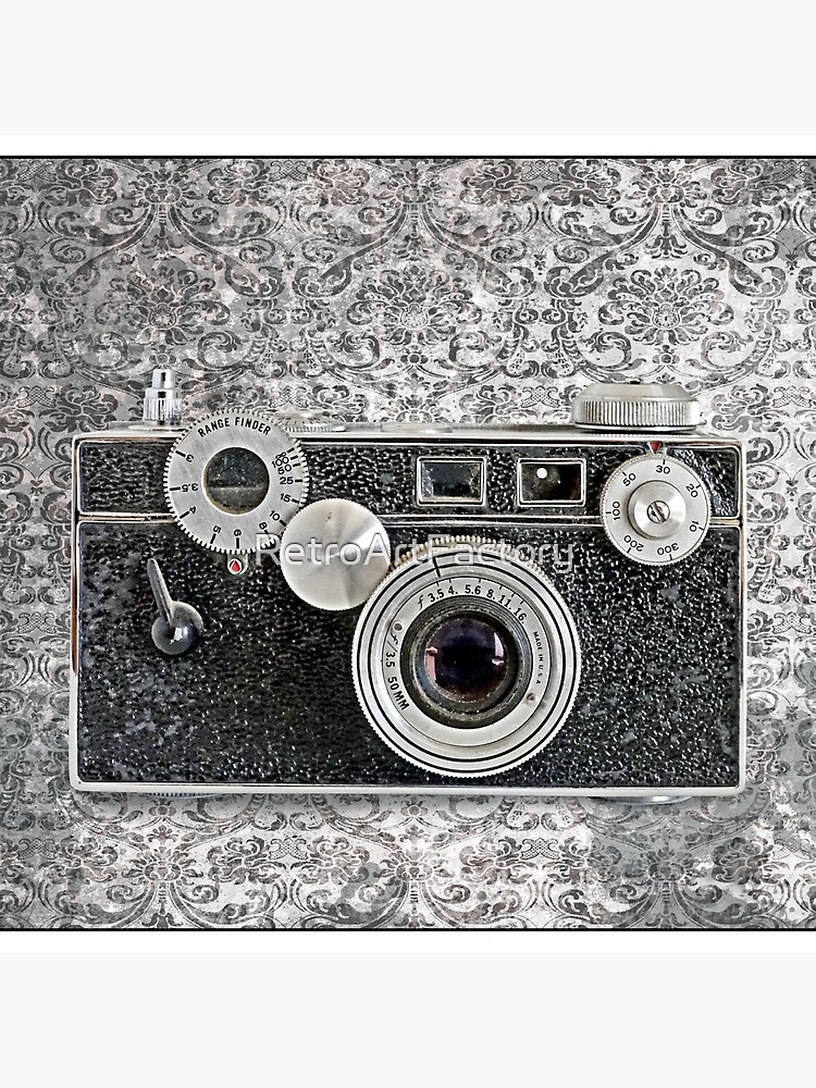 Argus Camera - Vintage Black and White by RetroArtFactory