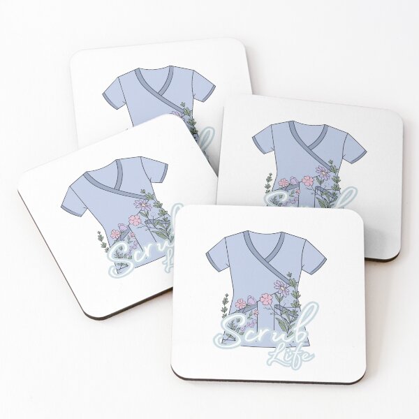 Item preview, Scrub life - blue colors  designed and sold by mikasa.art.