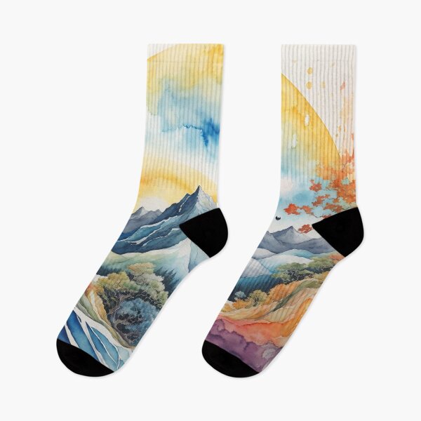 Item preview,  Watercolor Mountain designed and sold by Glenburn Graphics.