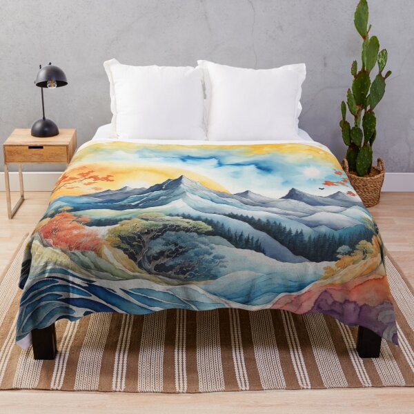 Item preview,  Watercolor Mountain designed and sold by Glenburn Graphics.