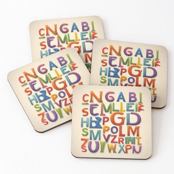 Item preview, Alphabet designs designed and sold by Tininai.