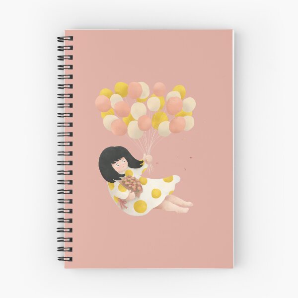 Item preview, Girl flying with balloons designed and sold by iriafung.