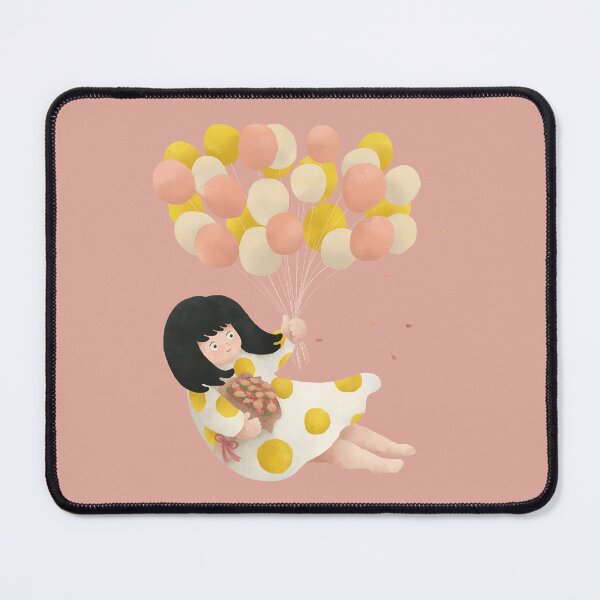 Item preview, Girl flying with balloons designed and sold by iriafung.