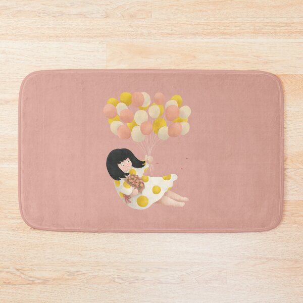 Item preview, Girl flying with balloons designed and sold by iriafung.