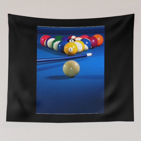 Item preview, Ready to Break - Blue Cue Throw Pillow 	 designed and sold by rfebsdwq92.