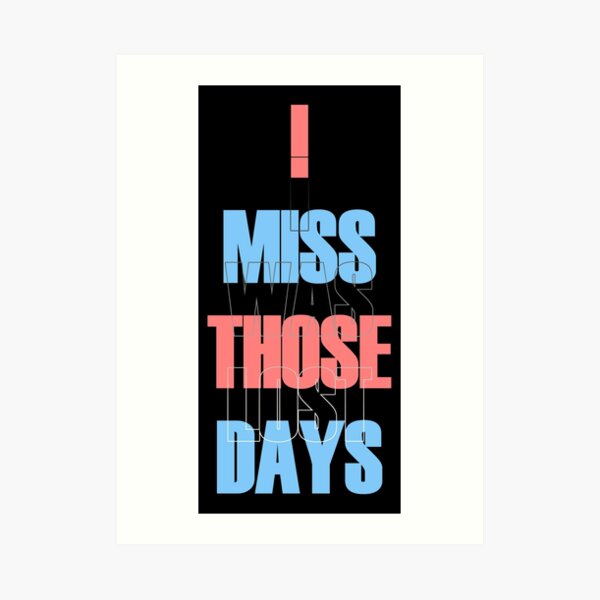 "Bleachers I Miss Those Days" Art Print for Sale by schlaacka Redbubble