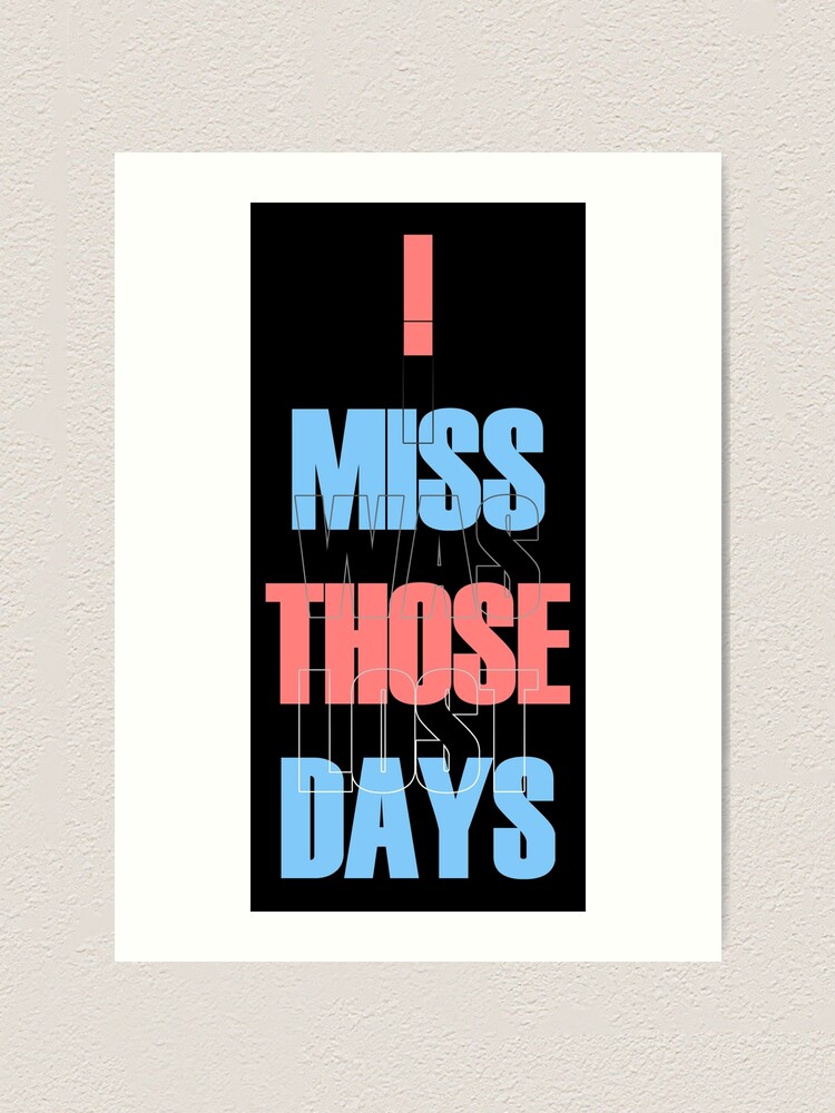 "Bleachers I Miss Those Days" Art Print for Sale by schlaacka Redbubble