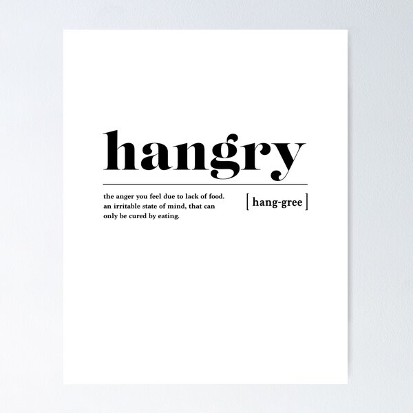 Artikel-Vorschau von Hangry, designt und verkauft von Digital  Cloud.