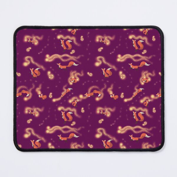 Item preview, Foxes Chasing Fireflies Pattern (Red) designed and sold by InkyFlower.