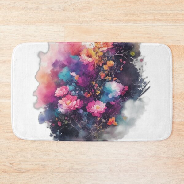 Item preview, Symmetric Watercolor Bloom: Minimalistic T-Shirt Art in Full HD designed and sold by RedArtG09.