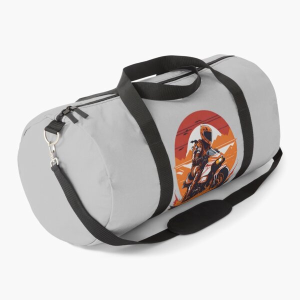 Item preview, Motorcycle racing in desert at sunset designed and sold by davidbomel-Art.