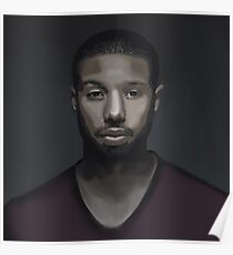 Michael B Jordan Poster