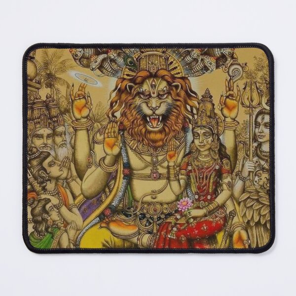 Item preview, Roar of Divine Courage: Lord Narasimha Unleashed designed and sold by banothsonu.
