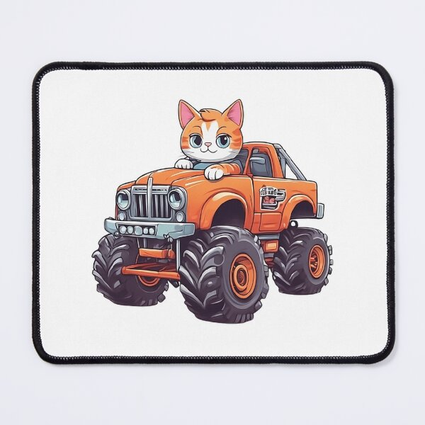 Item preview, Cat Driving Monster Truk designed and sold by magicalofart.