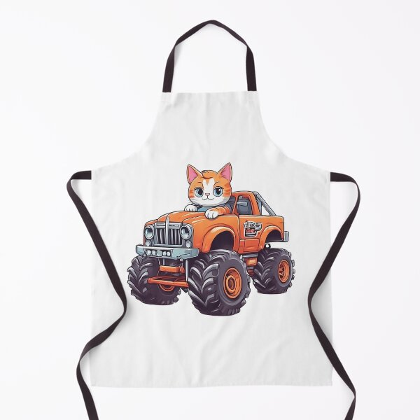 Item preview, Cat Driving Monster Truk designed and sold by magicalofart.