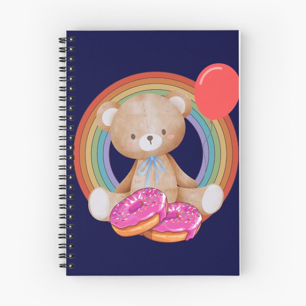 Item preview, Teddy bear with donuts and red balloon  designed and sold by ramazis.