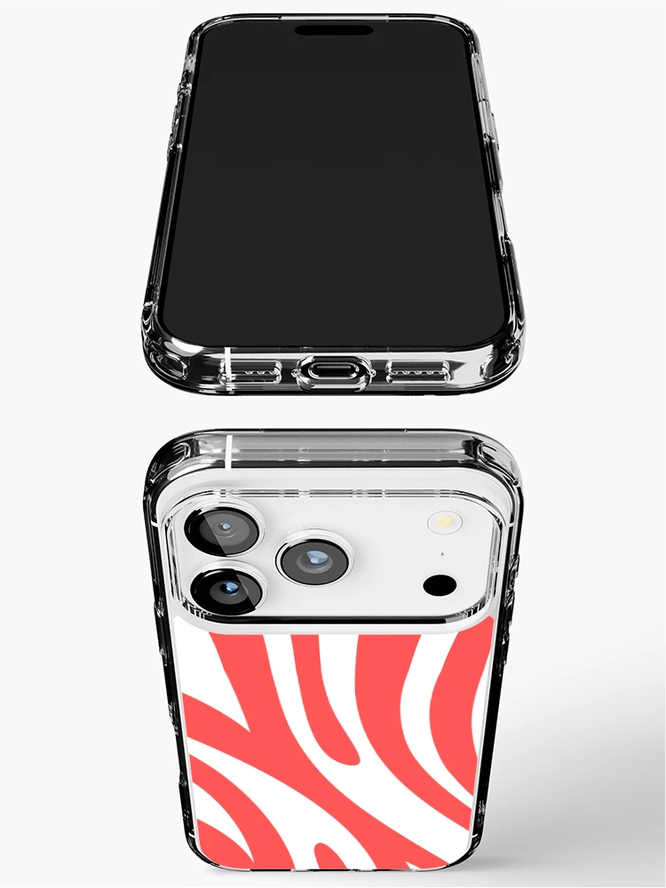 Thumbnail 3 of 5, iPhone Case, Red White designed and sold by InfinityPattern.