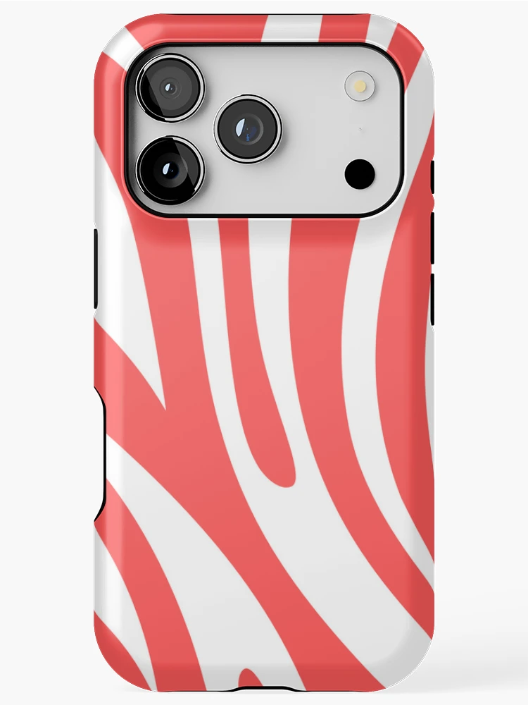 Thumbnail 1 of 4, iPhone Case, Red White designed and sold by InfinityPattern.