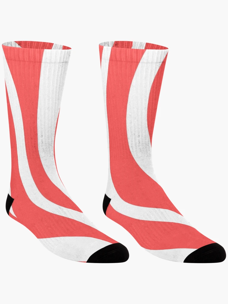 Thumbnail 3 of 5, Socks, Red White designed and sold by InfinityPattern.