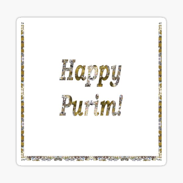 Happy Purim! Sticker