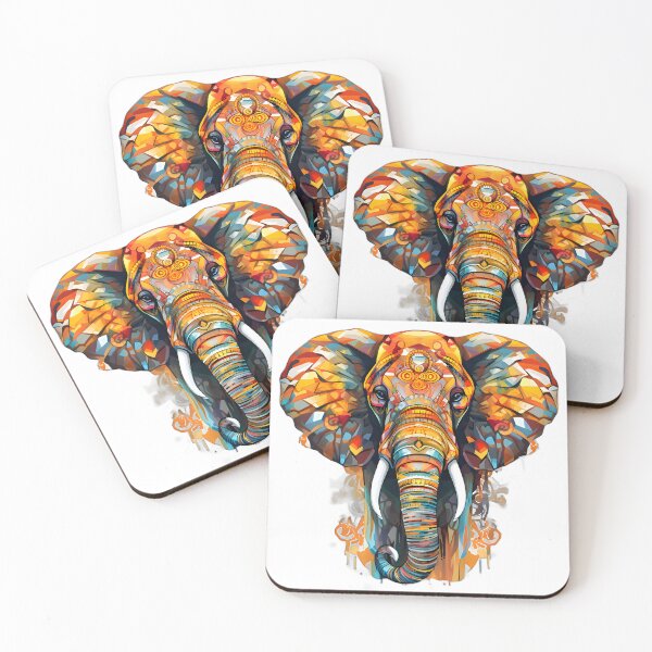 Item preview, Art Nouveau Elephant designed and sold by GuybrushT.