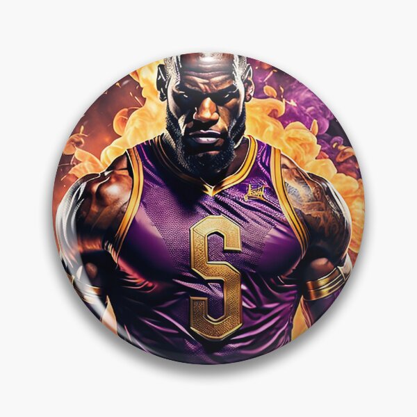Item preview, Superhero LeBron Purple and Gold Art designed and sold by InGame Basketball.